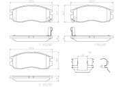 P54014N Sada brzdových destiček, kotoučová brzda PRIME LINE - Ceramic BREMBO