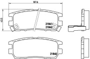 P 54 018 Sada brzdových destiček, kotoučová brzda PRIME LINE BREMBO