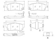 P56029N Sada brzdových destiček, kotoučová brzda PRIME LINE - Ceramic BREMBO