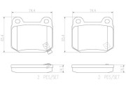 P56048N Sada brzdových destiček, kotoučová brzda PRIME LINE - Ceramic BREMBO