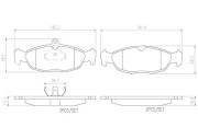 P59011N Sada brzdových destiček, kotoučová brzda PRIME LINE - Ceramic BREMBO