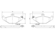 P59026N Sada brzdových destiček, kotoučová brzda PRIME LINE - Ceramic BREMBO