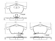 P59029N Sada brzdových destiček, kotoučová brzda PRIME LINE - Ceramic BREMBO