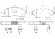 P59036N Sada brzdových destiček, kotoučová brzda PRIME LINE - Ceramic BREMBO