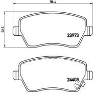 P 59 050 Sada brzdových destiček, kotoučová brzda PRIME LINE BREMBO