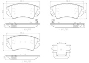 P59055N Sada brzdových destiček, kotoučová brzda PRIME LINE - Ceramic BREMBO