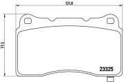 P 59 079 Sada brzdových destiček, kotoučová brzda PRIME LINE BREMBO