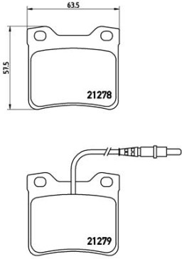 P 61 038 Sada brzdových destiček, kotoučová brzda PRIME LINE BREMBO