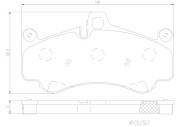 P65032N Sada brzdových destiček, kotoučová brzda PRIME LINE - Ceramic BREMBO