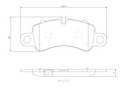 P65041N Sada brzdových destiček, kotoučová brzda PRIME LINE - Ceramic BREMBO