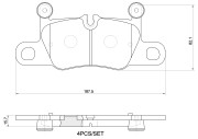 P 65 044 Sada brzdových destiček, kotoučová brzda PRIME LINE BREMBO