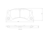 P65046N Sada brzdových destiček, kotoučová brzda PRIME LINE - Ceramic BREMBO