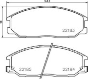 P 77 002 Sada brzdových destiček, kotoučová brzda PRIME LINE BREMBO