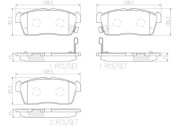 P79012N Sada brzdových destiček, kotoučová brzda PRIME LINE - Ceramic BREMBO