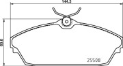 P 82 003 Sada brzdových destiček, kotoučová brzda PRIME LINE BREMBO