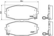 P 83 020 Sada brzdových destiček, kotoučová brzda PRIME LINE BREMBO