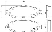 P 83 036 Sada brzdových destiček, kotoučová brzda PRIME LINE BREMBO