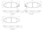 P83038N Sada brzdových destiček, kotoučová brzda PRIME LINE - Ceramic BREMBO