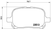 P 83 040 Sada brzdových destiček, kotoučová brzda PRIME LINE BREMBO