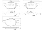 P83043N Sada brzdových destiček, kotoučová brzda PRIME LINE - Ceramic BREMBO