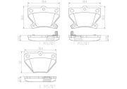 P83052N Sada brzdových destiček, kotoučová brzda PRIME LINE - Ceramic BREMBO