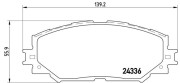 P 83 082 Sada brzdových destiček, kotoučová brzda PRIME LINE BREMBO