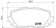 P 83 101 Sada brzdových destiček, kotoučová brzda PRIME LINE BREMBO