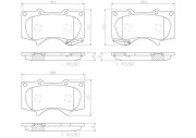 P83102N Sada brzdových destiček, kotoučová brzda PRIME LINE - Ceramic BREMBO