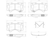 P83107N Sada brzdových destiček, kotoučová brzda PRIME LINE - Ceramic BREMBO