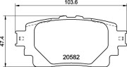 P 83 174 Sada brzdových destiček, kotoučová brzda PRIME LINE BREMBO