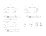 P83177N Sada brzdových destiček, kotoučová brzda PRIME LINE - Ceramic BREMBO