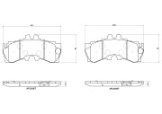 P83180N Sada brzdových destiček, kotoučová brzda PRIME LINE - Ceramic BREMBO