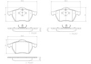 P85036N Sada brzdových destiček, kotoučová brzda PRIME LINE - Ceramic BREMBO