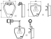 P 85 038 Sada brzdových destiček, kotoučová brzda PRIME LINE BREMBO