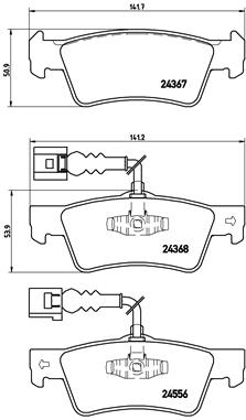 P 85 068 Sada brzdových destiček, kotoučová brzda PRIME LINE BREMBO