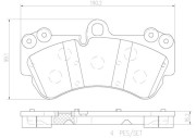 P85069N Sada brzdových destiček, kotoučová brzda PRIME LINE - Ceramic BREMBO