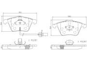 P85084N Sada brzdových destiček, kotoučová brzda PRIME LINE - Ceramic BREMBO