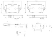 P85117N Sada brzdových destiček, kotoučová brzda PRIME LINE - Ceramic BREMBO