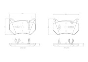 P85181N Sada brzdových destiček, kotoučová brzda PRIME LINE - Ceramic BREMBO