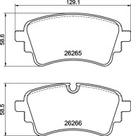 P 85 185 Sada brzdových destiček, kotoučová brzda PRIME LINE BREMBO