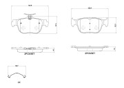 P85189N Sada brzdových destiček, kotoučová brzda PRIME LINE - Ceramic BREMBO