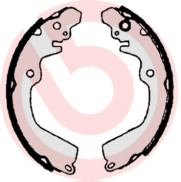 S 54 509 Sada brzdových čelistí ESSENTIAL LINE BREMBO