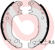 S 61 535 Sada brzdových čelistí ESSENTIAL LINE BREMBO