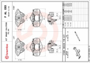 F AL D52 BREMBO sada brzd. strmeňov pre nápravu F AL D52 BREMBO