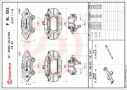 F AL E32 BREMBO sada brzd. strmeňov pre nápravu F AL E32 BREMBO