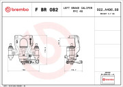 F BR 082 Brzdový třmen PRIME LINE BREMBO