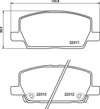 P 07 012 Brzdové destičky BREMBO