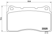 P 09 004E Sada brzdových destiček, kotoučová brzda TWO-PIECE DISCS LINE BREMBO