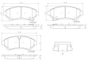 P09008N Sada brzdových destiček, kotoučová brzda PRIME LINE - Ceramic BREMBO