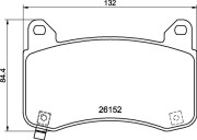 P 09 029 Sada brzdových destiček, kotoučová brzda PRIME LINE BREMBO